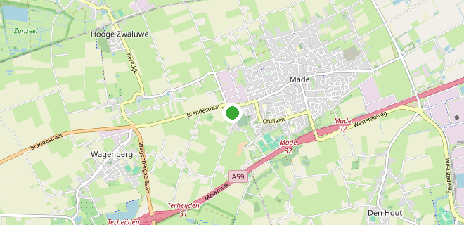 Locatie op de kaart